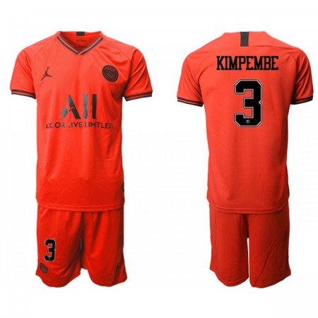 Billiga Fotbollströjor Paris Saint-Germain KIMPEMBE 3 Barn Borta tröja 2019/20 Kortärmad